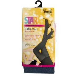 New in package STAR POWER by Spanx shaping tights heathered navy size A